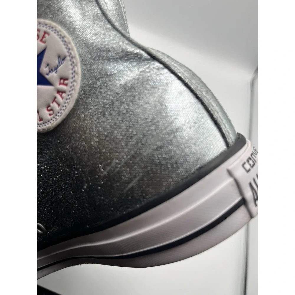 Converse Chuck Taylor‎ Hi Icy Blue Glacier Metallic High Top Mens 10 Womens 12